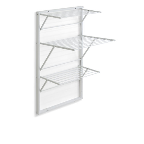 Rebrilliant Aluminium WallMounted Drying Rack & Reviews Wayfair.co.uk